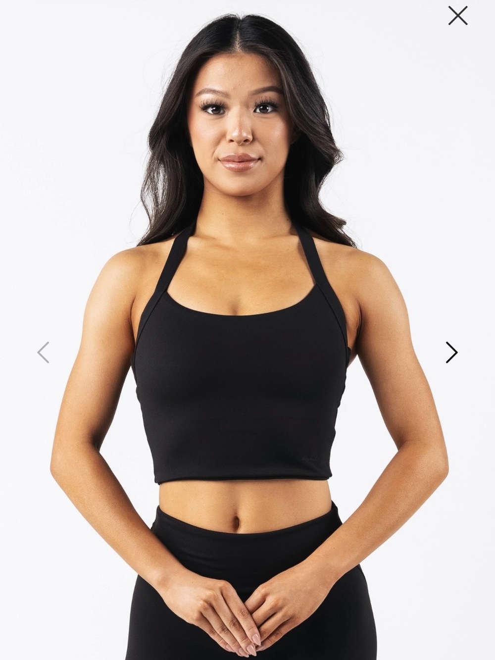 Alphalete Aura Lilly Tank in black size small NWOT